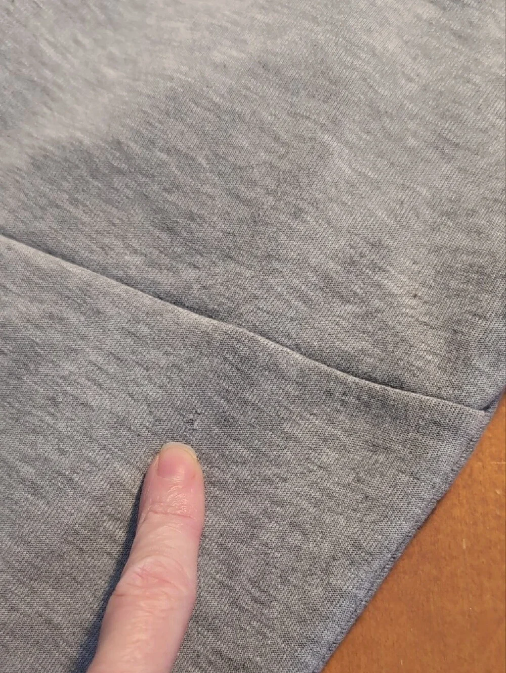Nike Gray Joggers with Black Side Stripe And Large Stash Pocket